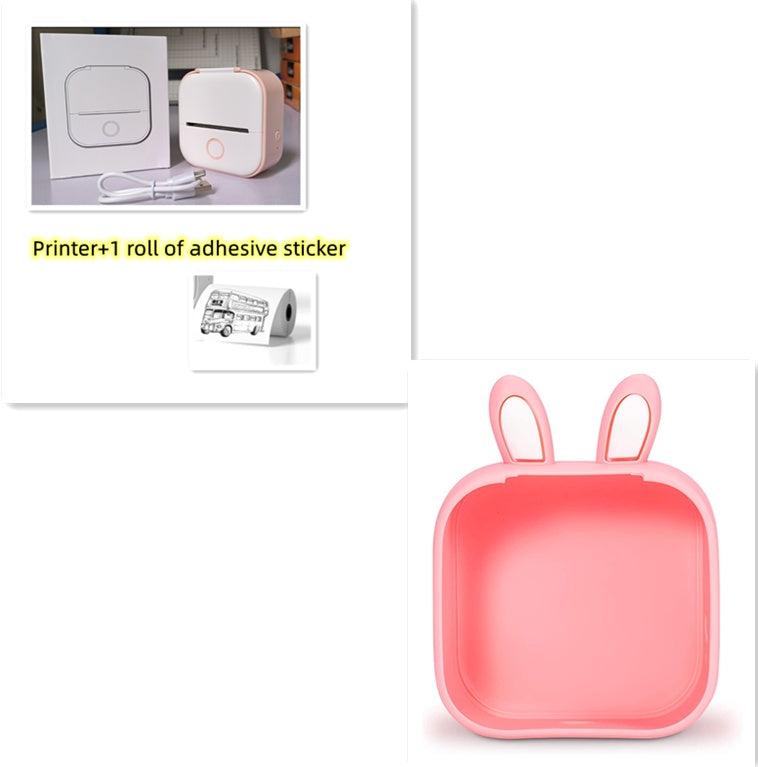 Portable Mini Thermal Label Printer Home Photo Printer Student Wrong Question Printer Bluetooth-compatible Mini Label Printer Price Tag Minha loja