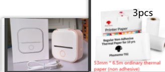 Portable Mini Thermal Label Printer Home Photo Printer Student Wrong Question Printer Bluetooth-compatible Mini Label Printer Price Tag Minha loja