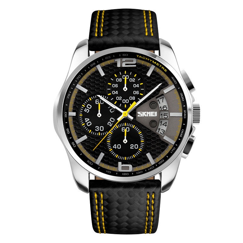 Leather quartz watch sports watch watch Minha loja