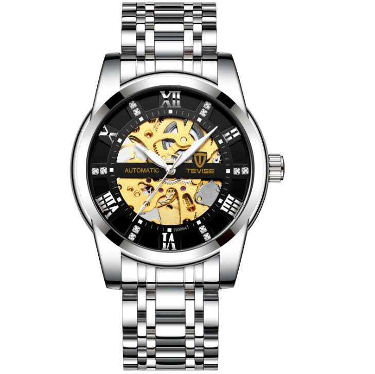 Men''s Fashion Watch Fashion Automatic Mechanical Watch Hollow Watch Watch Waterproof Men''s Watch Minha loja