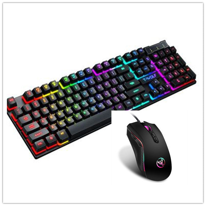 Gaming Usb Luminous Wired Keyboard Floating Manipulator Minha loja