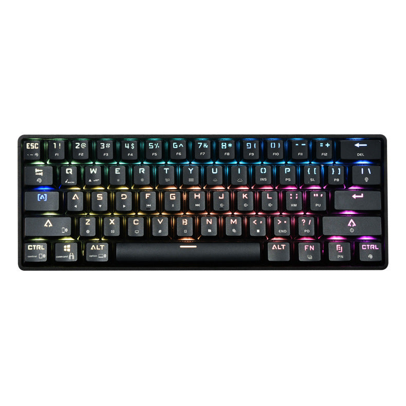 Wireless Bluetooth Keyboard Colorful PBT Keycaps Mechanical Keyboard Minha loja