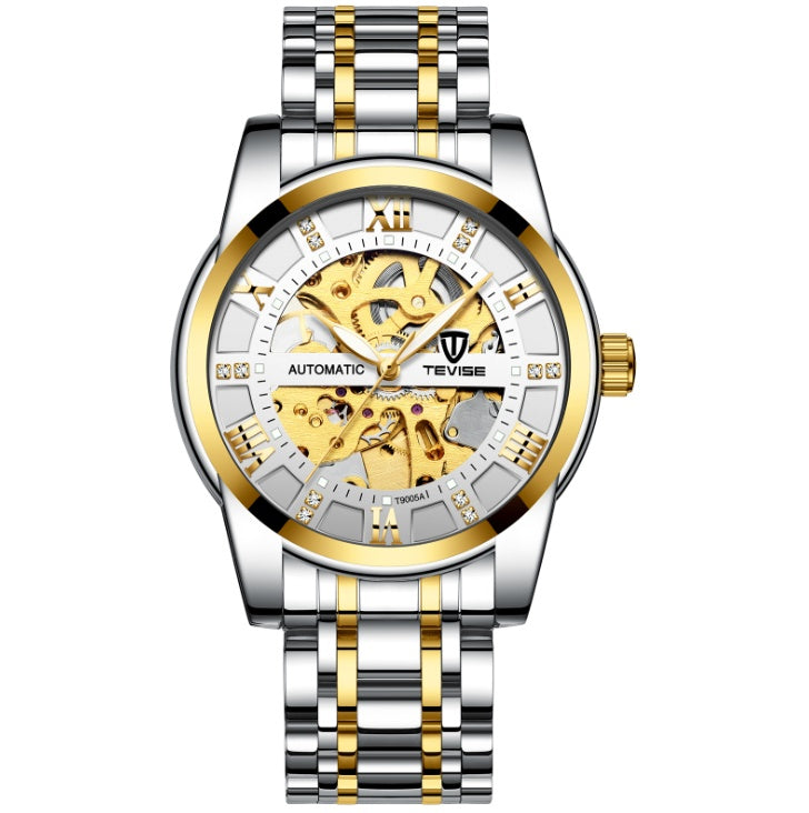 Men''s Fashion Watch Fashion Automatic Mechanical Watch Hollow Watch Watch Waterproof Men''s Watch Minha loja