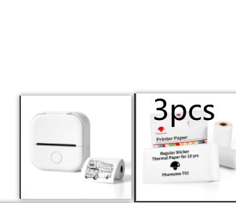 Portable Mini Thermal Label Printer Home Photo Printer Student Wrong Question Printer Bluetooth-compatible Mini Label Printer Price Tag Minha loja