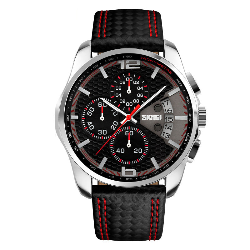 Leather quartz watch sports watch watch Minha loja