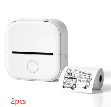 Portable Mini Thermal Label Printer Home Photo Printer Student Wrong Question Printer Bluetooth-compatible Mini Label Printer Price Tag Minha loja