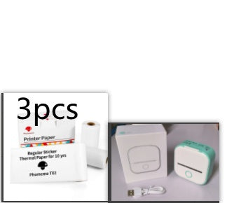 Portable Mini Thermal Label Printer Home Photo Printer Student Wrong Question Printer Bluetooth-compatible Mini Label Printer Price Tag Minha loja