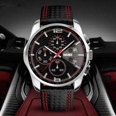 Leather quartz watch sports watch watch Minha loja