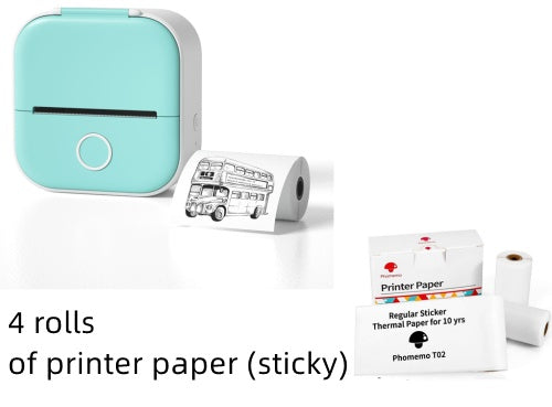 Portable Mini Thermal Label Printer Home Photo Printer Student Wrong Question Printer Bluetooth-compatible Mini Label Printer Price Tag Minha loja