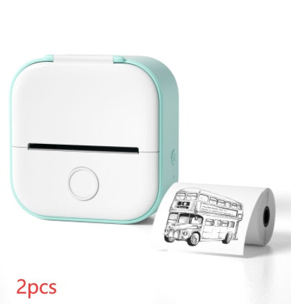 Portable Mini Thermal Label Printer Home Photo Printer Student Wrong Question Printer Bluetooth-compatible Mini Label Printer Price Tag Minha loja