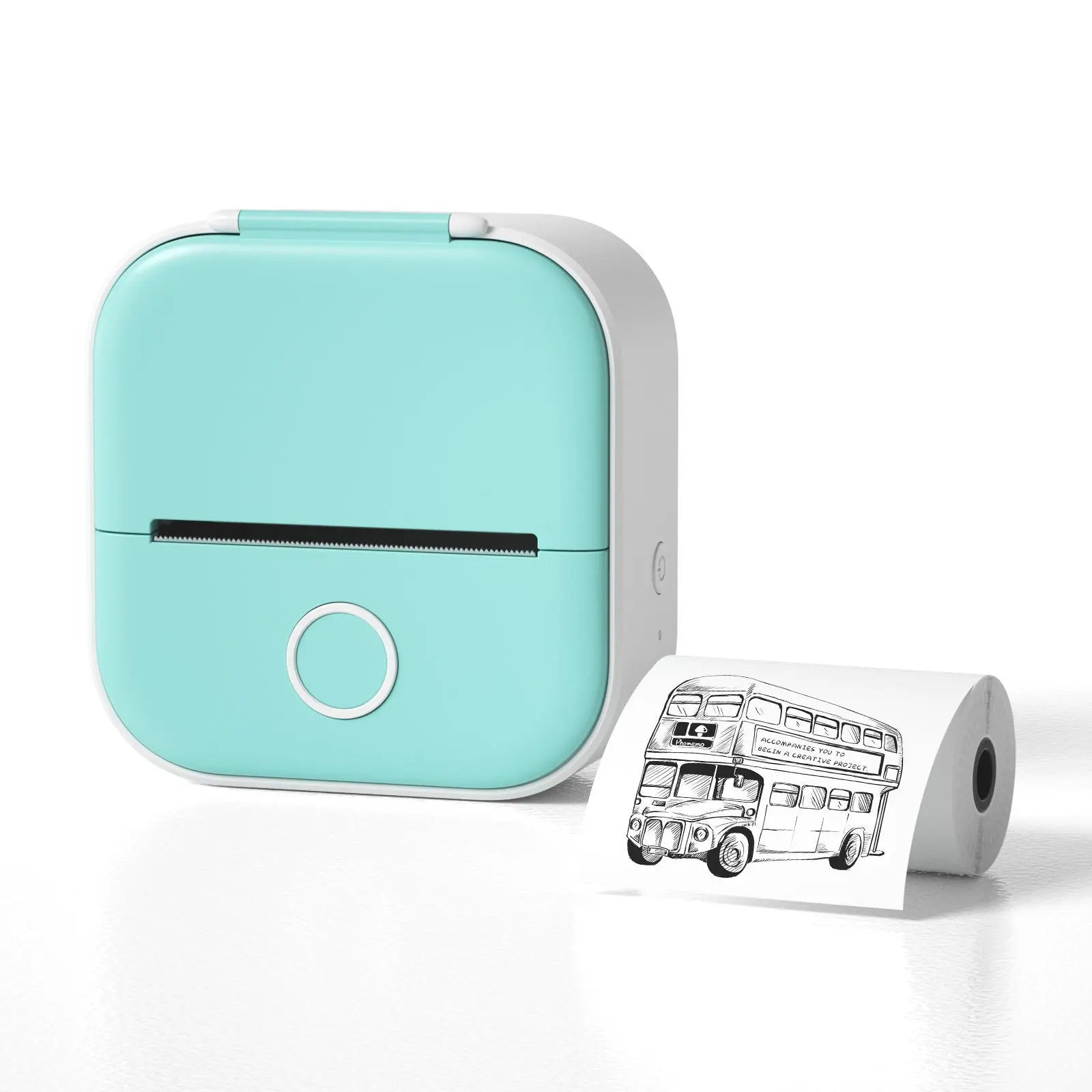 Portable Mini Thermal Label Printer Home Photo Printer Student Wrong Question Printer Bluetooth-compatible Mini Label Printer Price Tag Minha loja