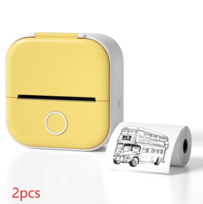 Portable Mini Thermal Label Printer Home Photo Printer Student Wrong Question Printer Bluetooth-compatible Mini Label Printer Price Tag Minha loja