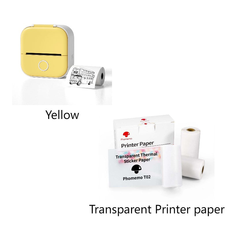 Portable Mini Thermal Label Printer Home Photo Printer Student Wrong Question Printer Bluetooth-compatible Mini Label Printer Price Tag Minha loja