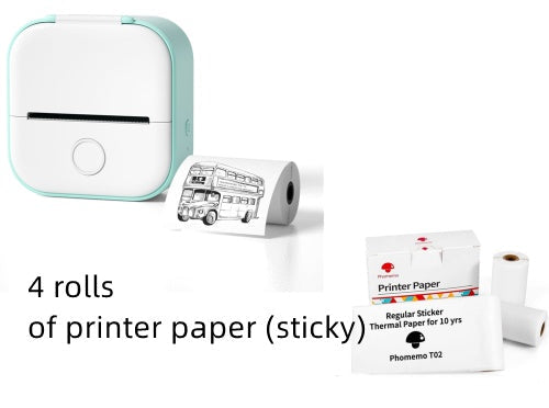 Portable Mini Thermal Label Printer Home Photo Printer Student Wrong Question Printer Bluetooth-compatible Mini Label Printer Price Tag Minha loja