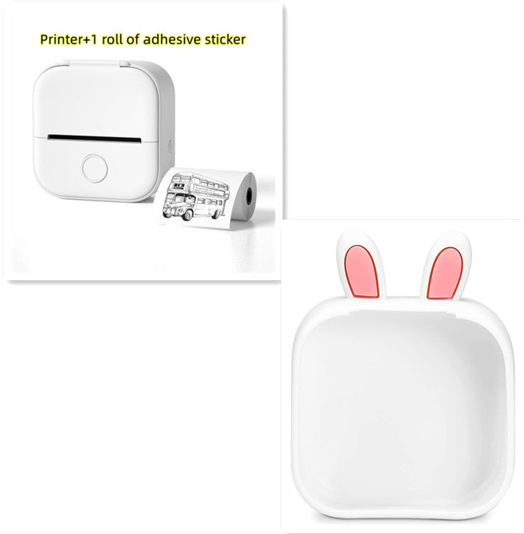 Portable Mini Thermal Label Printer Home Photo Printer Student Wrong Question Printer Bluetooth-compatible Mini Label Printer Price Tag Minha loja