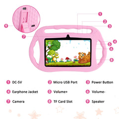7 Inch Children's Tablet Pc Smart Tutoring Machine Minha loja