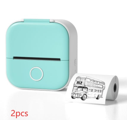 Portable Mini Thermal Label Printer Home Photo Printer Student Wrong Question Printer Bluetooth-compatible Mini Label Printer Price Tag Minha loja