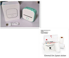 Portable Mini Thermal Label Printer Home Photo Printer Student Wrong Question Printer Bluetooth-compatible Mini Label Printer Price Tag Minha loja