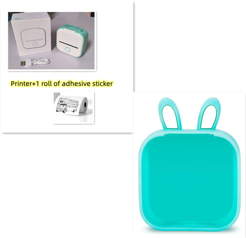 Portable Mini Thermal Label Printer Home Photo Printer Student Wrong Question Printer Bluetooth-compatible Mini Label Printer Price Tag Minha loja
