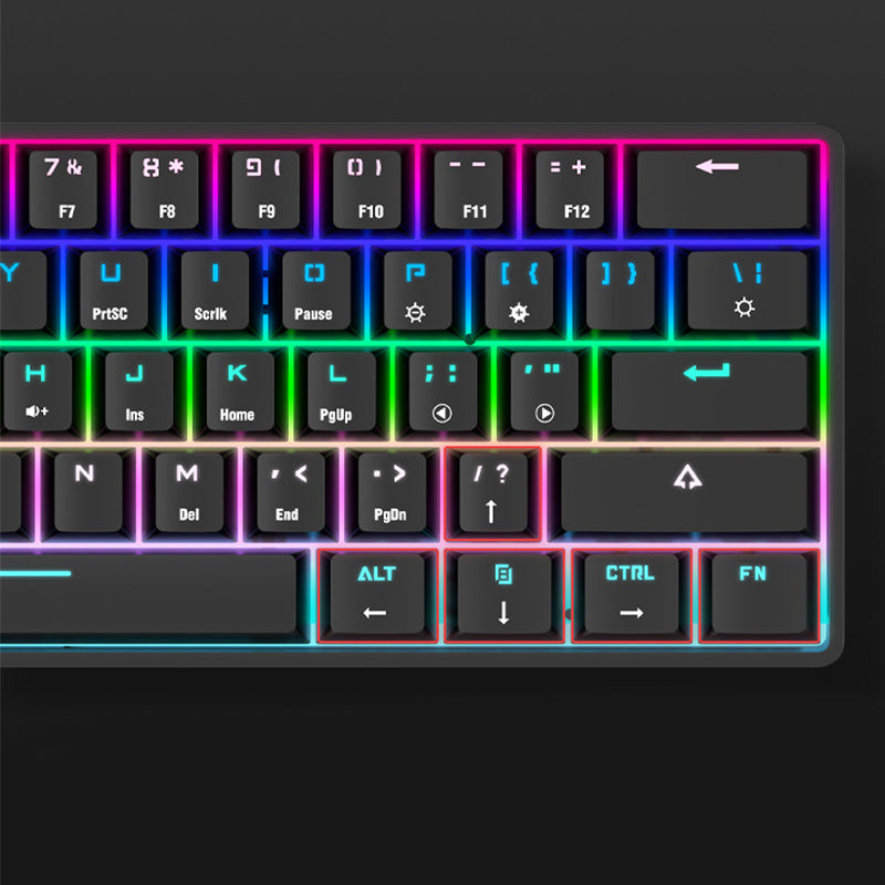 Wireless Bluetooth Keyboard Colorful PBT Keycaps Mechanical Keyboard Minha loja