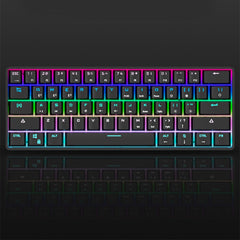 Wireless Bluetooth Keyboard Colorful PBT Keycaps Mechanical Keyboard Minha loja