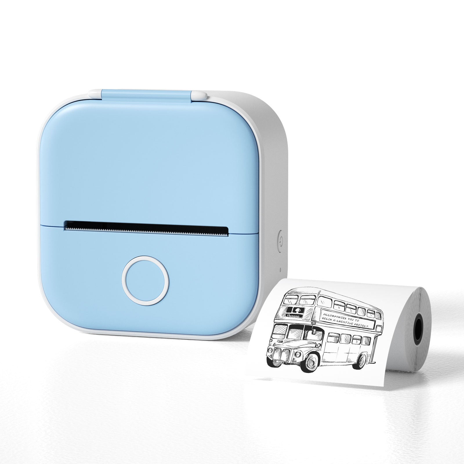 Portable Mini Thermal Label Printer Home Photo Printer Student Wrong Question Printer Bluetooth-compatible Mini Label Printer Price Tag Minha loja