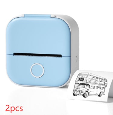 Portable Mini Thermal Label Printer Home Photo Printer Student Wrong Question Printer Bluetooth-compatible Mini Label Printer Price Tag Minha loja