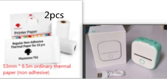 Portable Mini Thermal Label Printer Home Photo Printer Student Wrong Question Printer Bluetooth-compatible Mini Label Printer Price Tag Minha loja