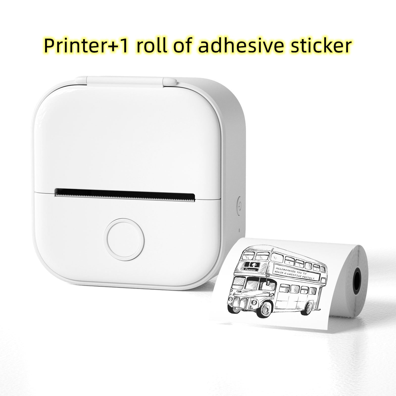 Portable Mini Thermal Label Printer Home Photo Printer Student Wrong Question Printer Bluetooth-compatible Mini Label Printer Price Tag Minha loja