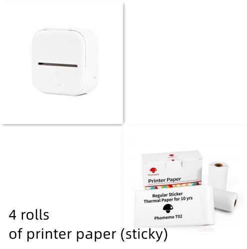 Portable Mini Thermal Label Printer Home Photo Printer Student Wrong Question Printer Bluetooth-compatible Mini Label Printer Price Tag Minha loja