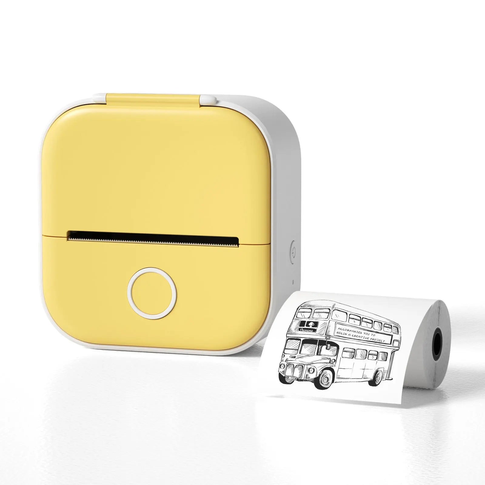 Portable Mini Thermal Label Printer Home Photo Printer Student Wrong Question Printer Bluetooth-compatible Mini Label Printer Price Tag Minha loja
