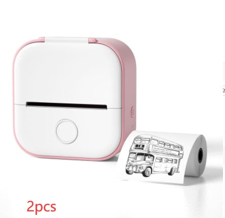 Portable Mini Thermal Label Printer Home Photo Printer Student Wrong Question Printer Bluetooth-compatible Mini Label Printer Price Tag Minha loja