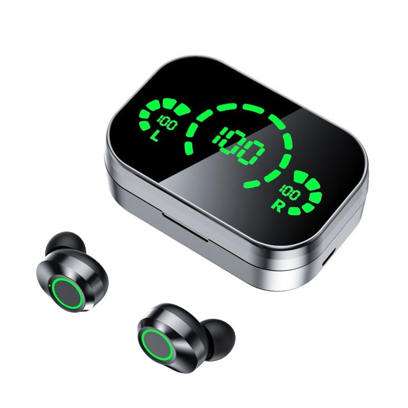 YD03 Wireless Bluetooth-compatible Headset TWS Large Screen Smart Digital Display In Ear Breathing Light Minha loja