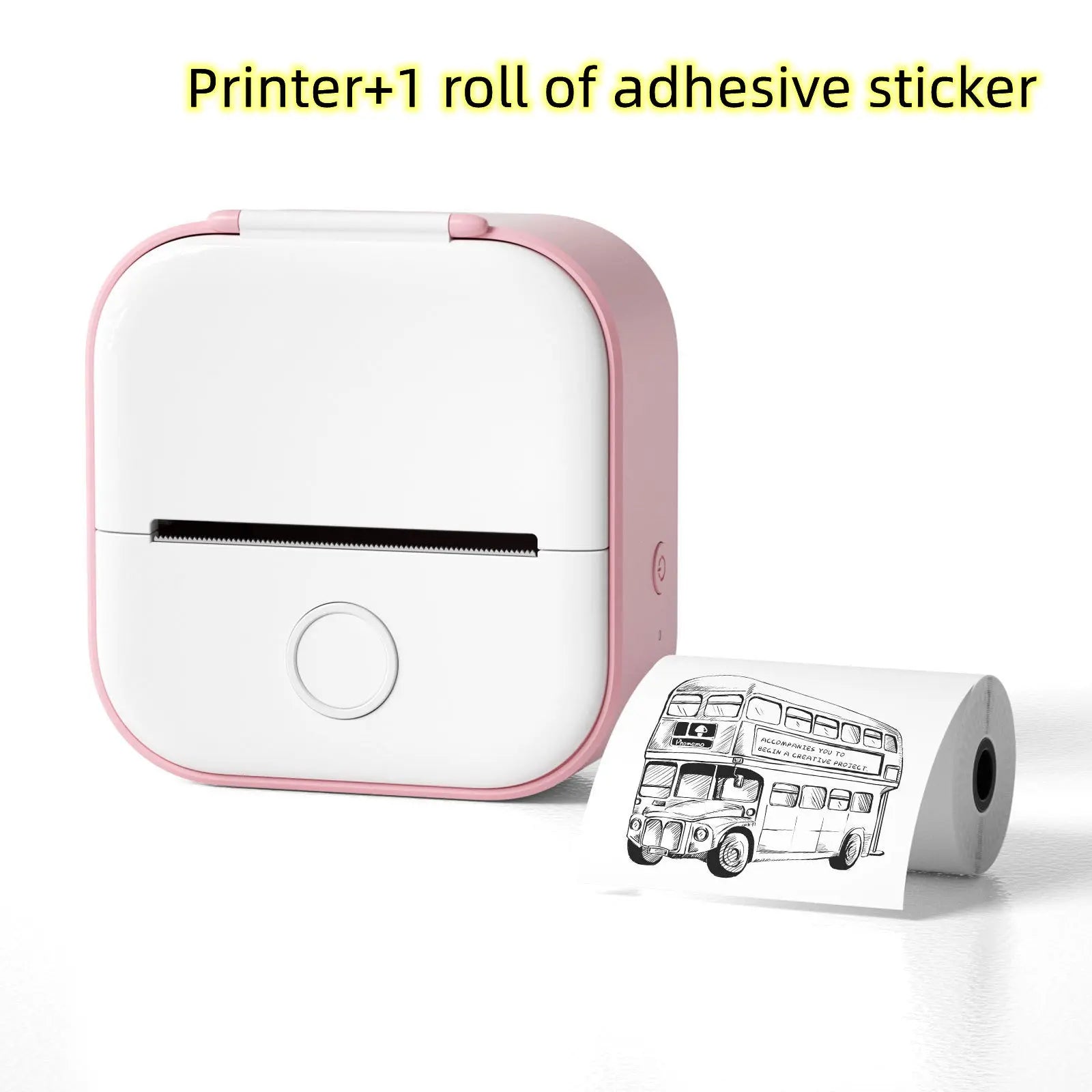 Portable Mini Thermal Label Printer Home Photo Printer Student Wrong Question Printer Bluetooth-compatible Mini Label Printer Price Tag Minha loja