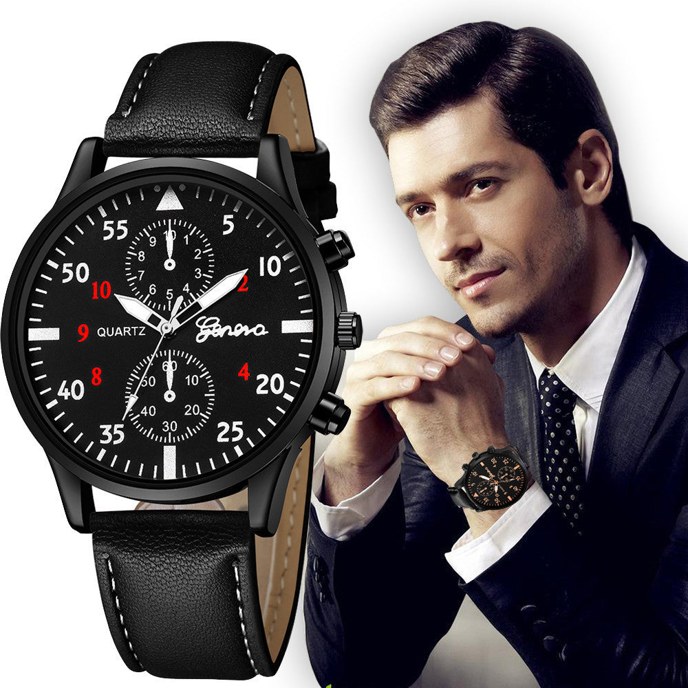 Men's Watch Men's Watch Gift Quartz Watch Minha loja