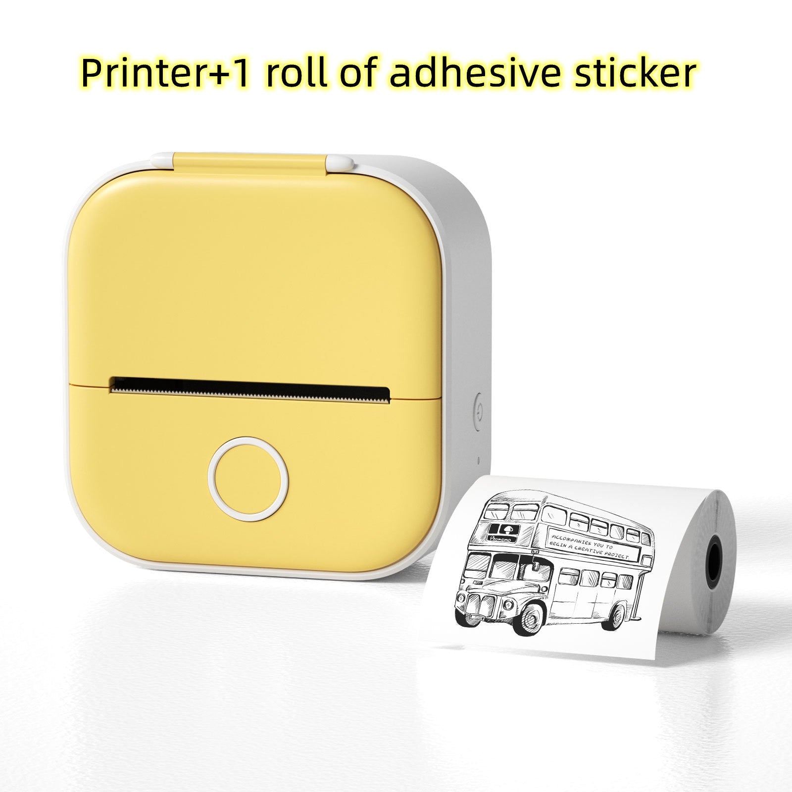 Portable Mini Thermal Label Printer Home Photo Printer Student Wrong Question Printer Bluetooth-compatible Mini Label Printer Price Tag Minha loja